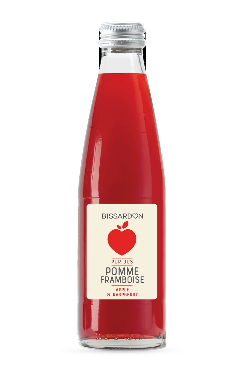Jus de pomme et de framboise 25 cl - Bissardon