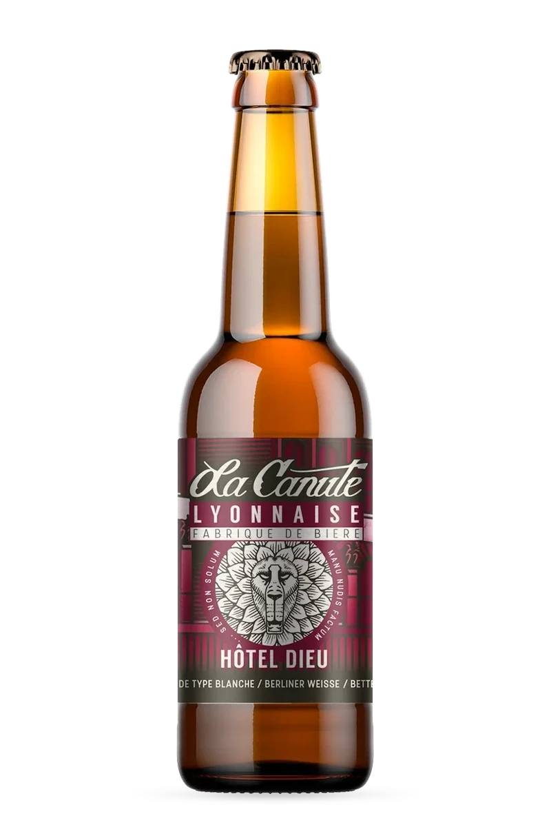Bière Sour fruits rouges "Hôtel Dieu" 75cl - La Canute Lyonnaise