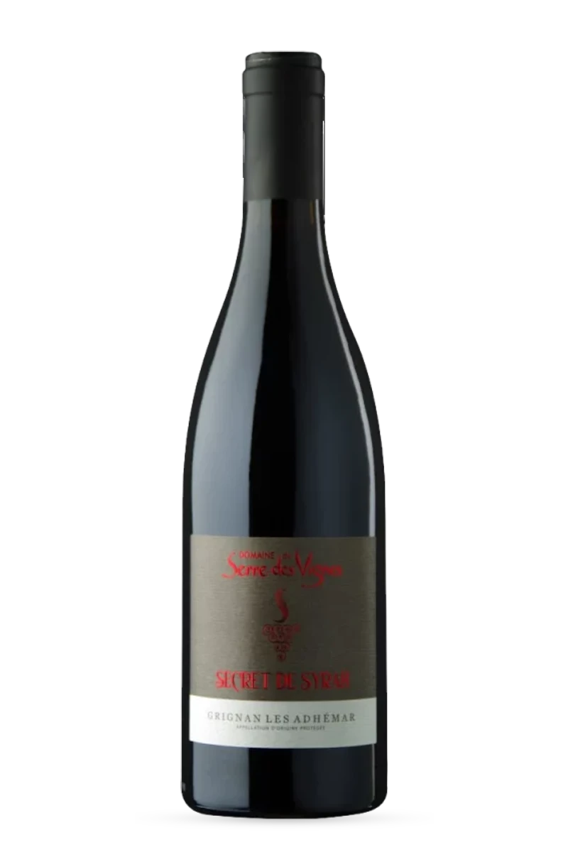 Grignan-les-Adhémar AOC Secret de Syrah Rouge 2023 75cl - DOMAINE DU SERRE DES VIGNES