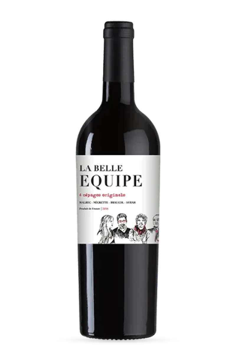 Vin de France Belle Equipe Rouge 2023 75cl - Vinovalie