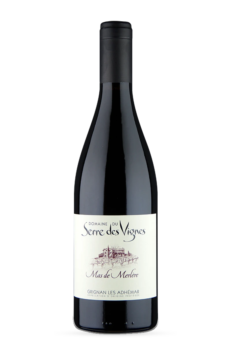 Grignan-les-Adhémar AOC Mas de Merlère Rouge 2024 75cl - DOMAINE DU SERRE DES VIGNES