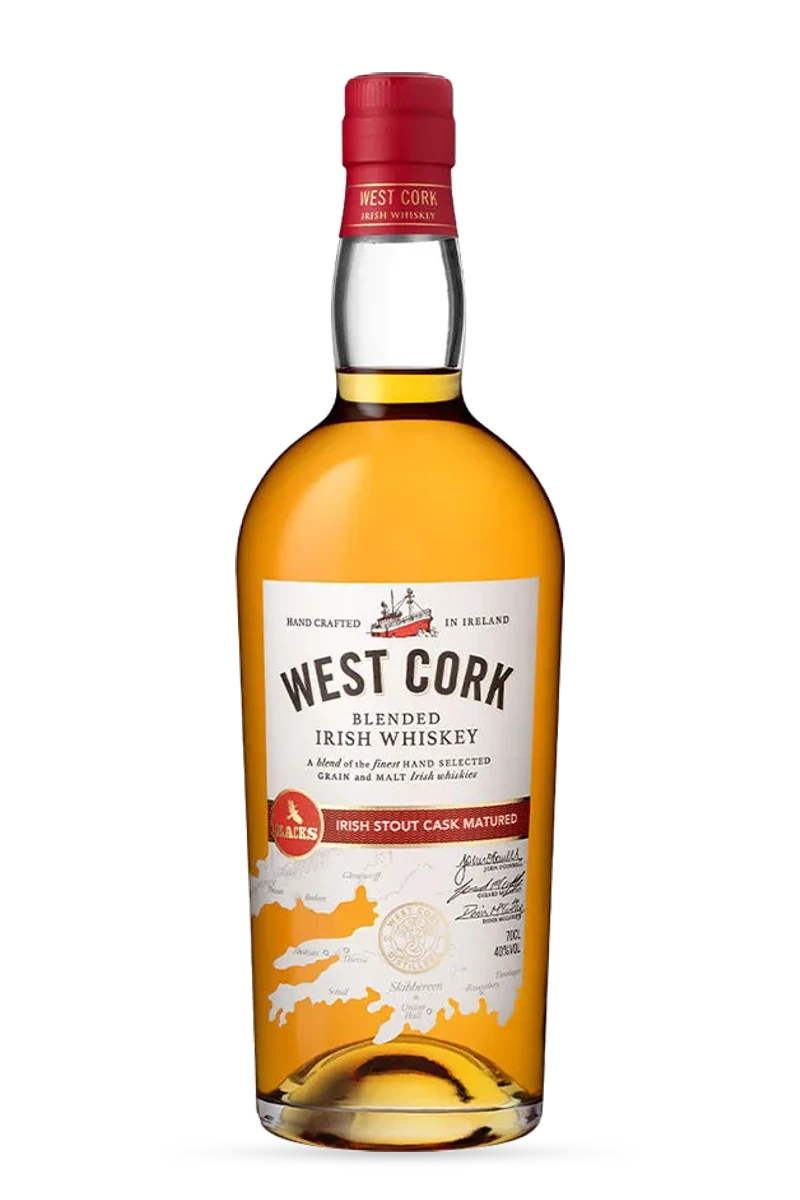 Irlande Whisky Blended "Stout Cask" 70cl - West Cork