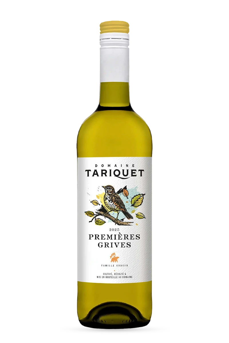 Côtes de Gascogne IGP Première Grives Blanc 2025 75cl - Domaine Tariquet