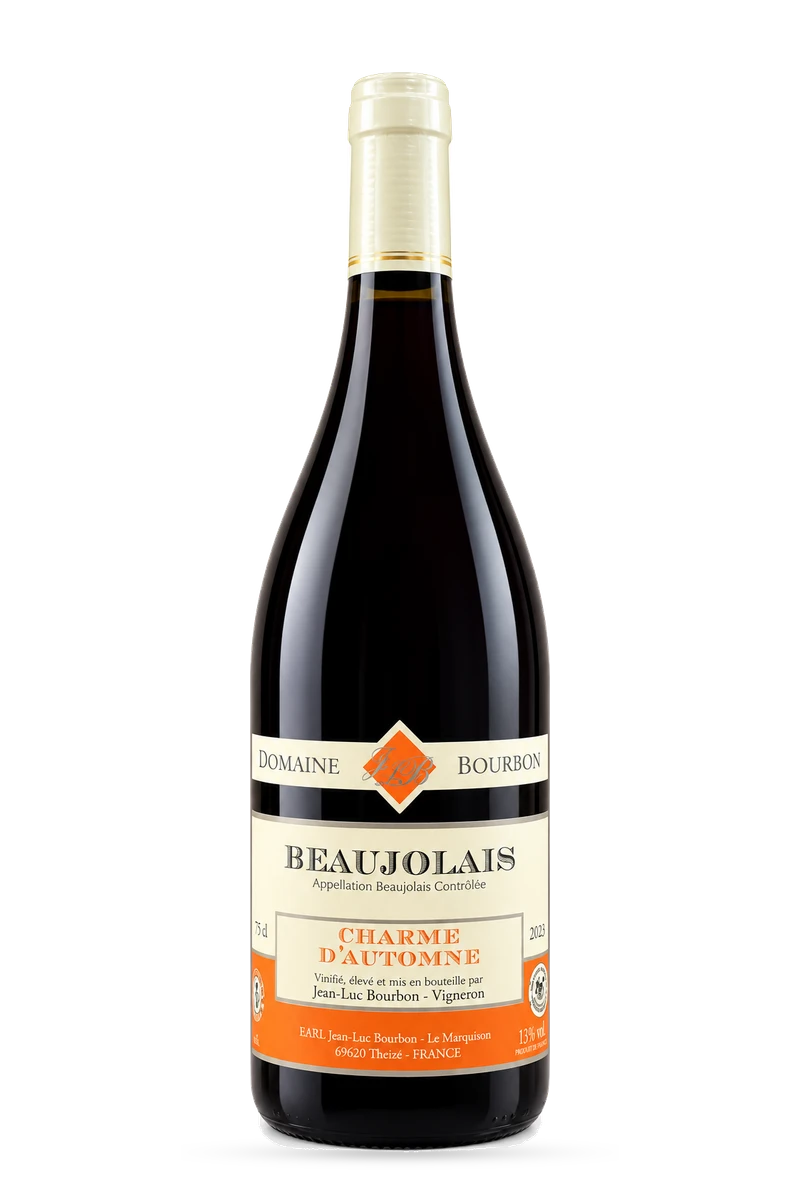 Beaujolais AOC Les Charmes d'Automne Rouge 2025 75cl - Domaine Bourbon