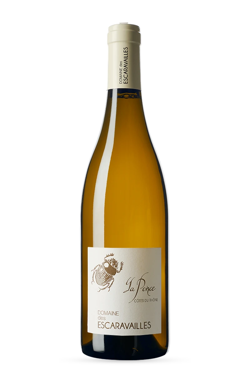Côtes du Rhône AOC La Ponce Blanc 2024 75cl - DOMAINE DES ESCARAVAILLES
