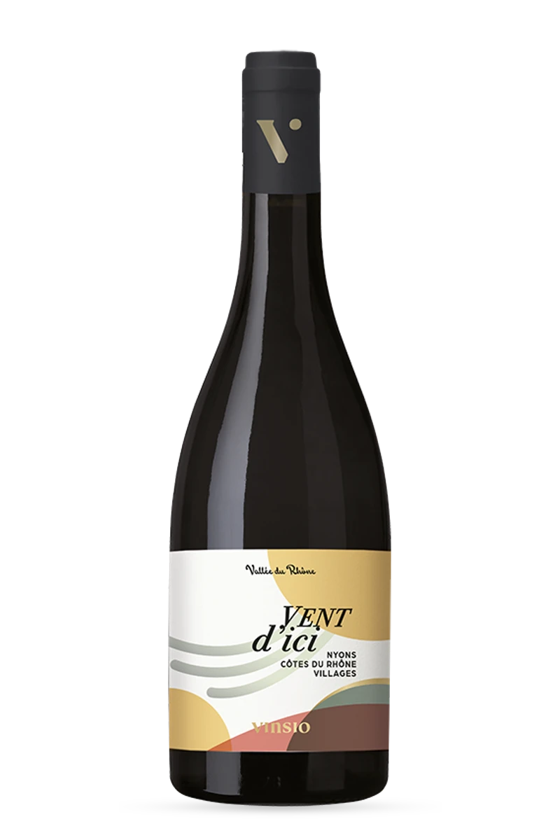 Côtes du Rhône Villages AOC Vent d'ici Rouge 2024 75cl - LA VINSOBRAISE