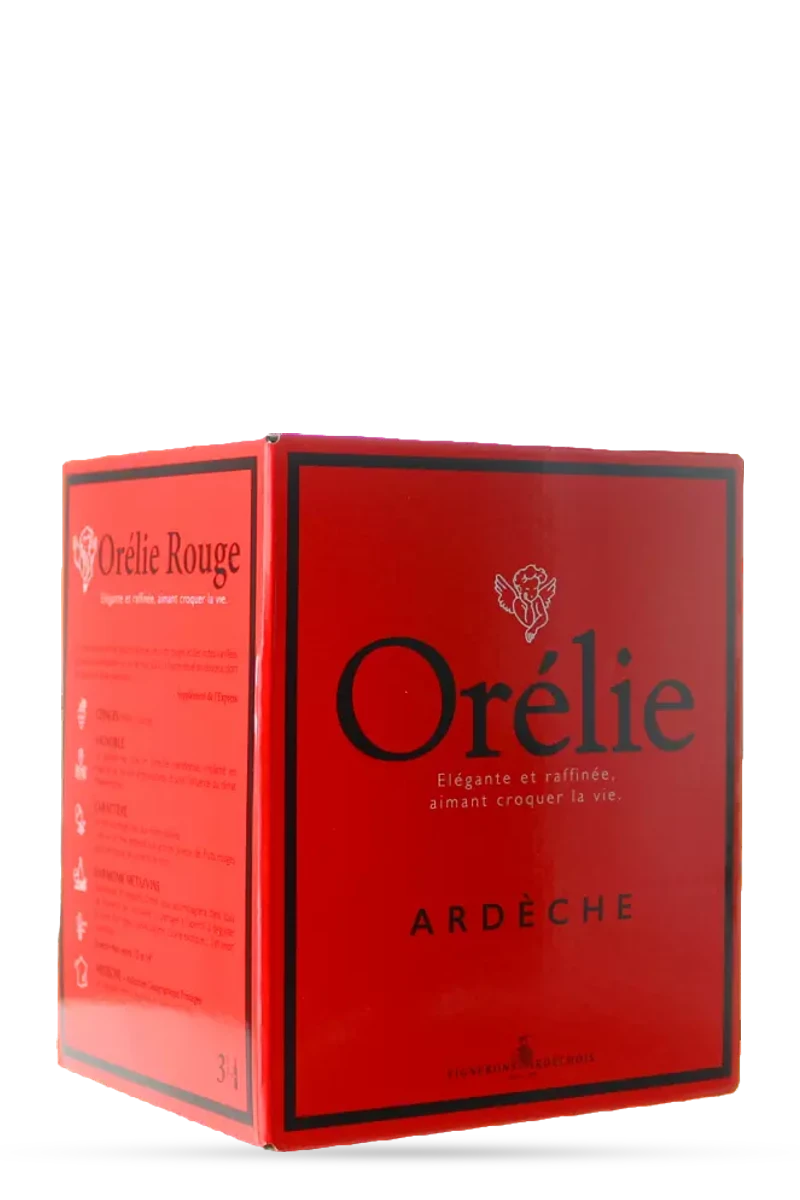 IGP Ardèche Le Cube Orélie Rouge 300cl-bib - VIGNERONS ARDÉCHOIS