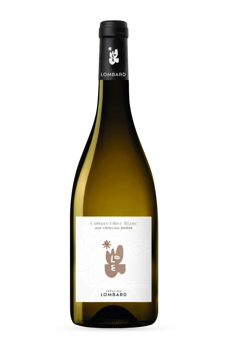 Côtes du Rhône AOC Culture Libre Blanc 2024 75cl - Domaine Lombard