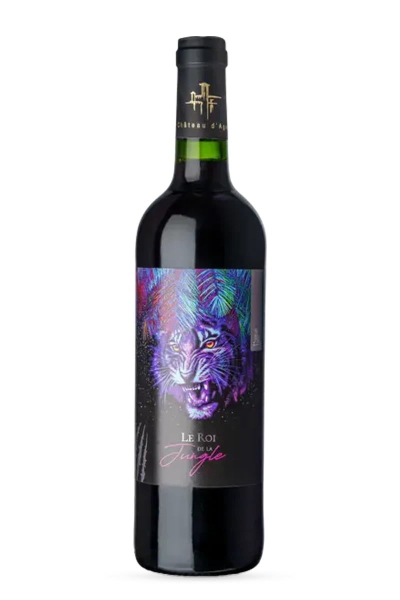 Minervois AOC Le Roi de la Jungle Rouge 75cl - CHATEAU D'AGEL