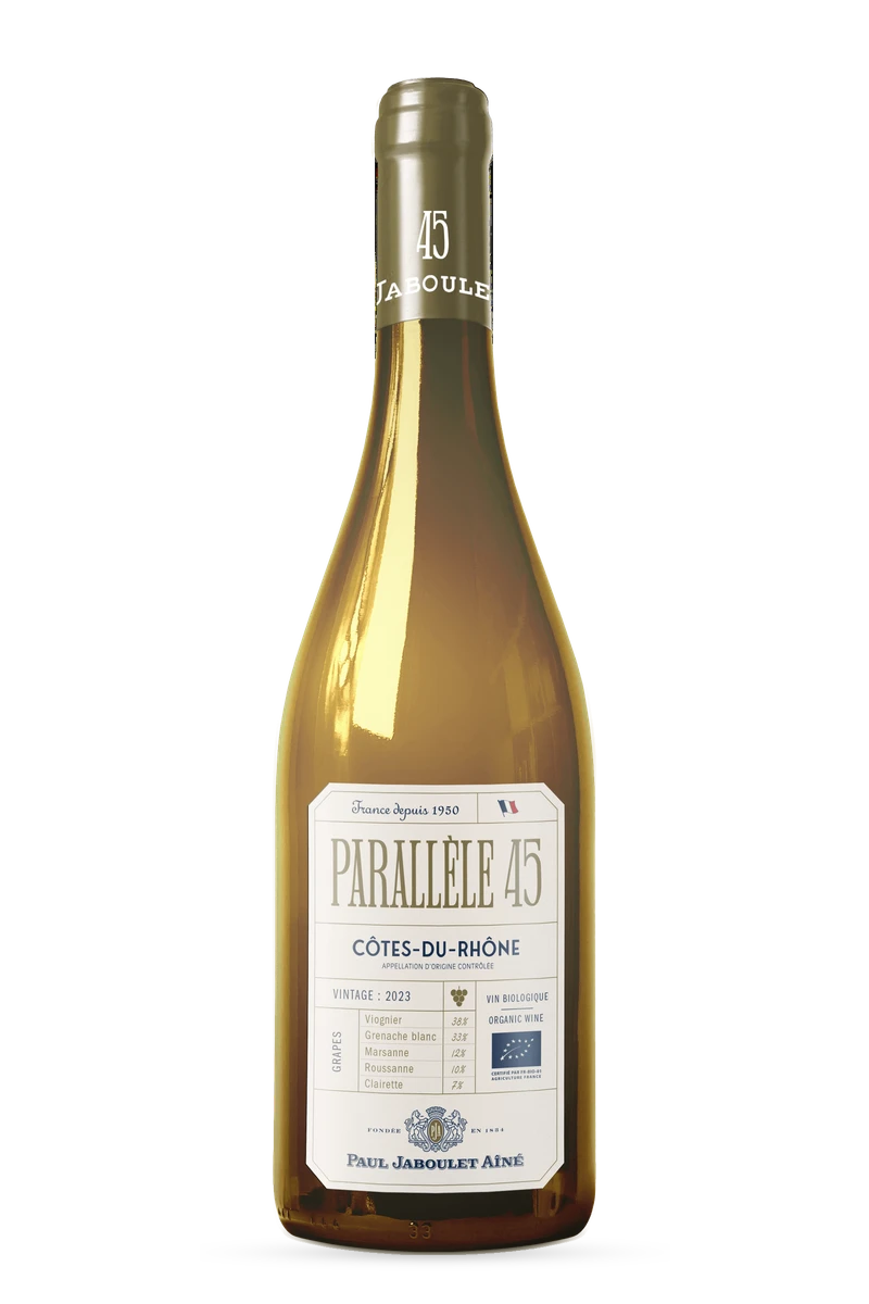 Côtes du Rhône AOC Parallèle 45 Blanc 2023 75cl - PAUL JABOULET AINÉ
